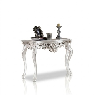 Designer luxury console table console tables wood design silver classic new