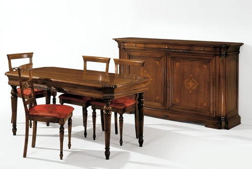 Designer Luxury Wooden Showcase Sideboards Italian Furniture Real Wood Sideboard