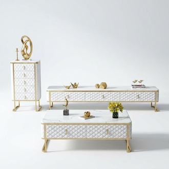Designer RTV TV Sideboard Dresser Side Low Board Cabinet Room Shelf Luxury Living
