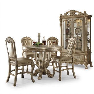 Designer Round Dining Table Noble Table Round Furniture Classic Wood New