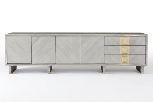 Designer RTV TV Sideboard Dresser Side Low Board Cabinet Shelf Luxury Living Wood
