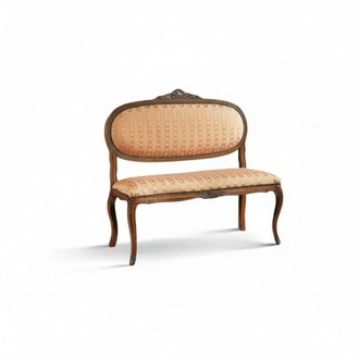 Designer Seat Upholstered Bench Upholstered Seat Stool Bench Wood Style Brown