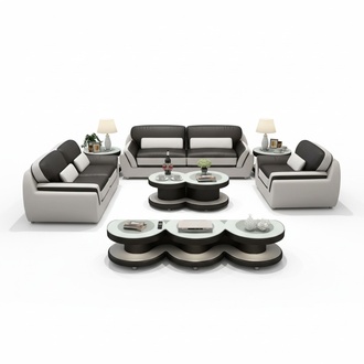 Designer sofa leather sofa sofa set 321 seater modern sofa living area