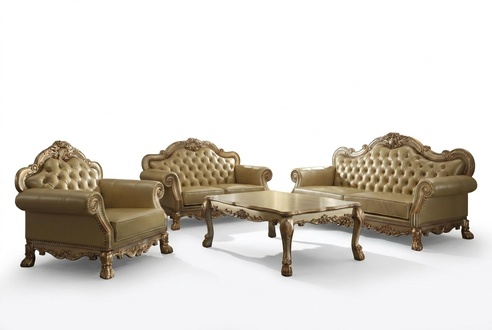 Designer Sofa Set 3+2 Seater Sofa Couch Leather Set Upholstery Set Group
