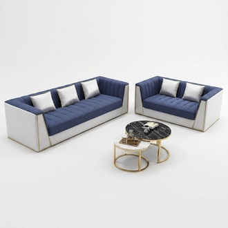 Designer sofa set luxury sofa couch upholstery set 3 2-seater 2-piece set
