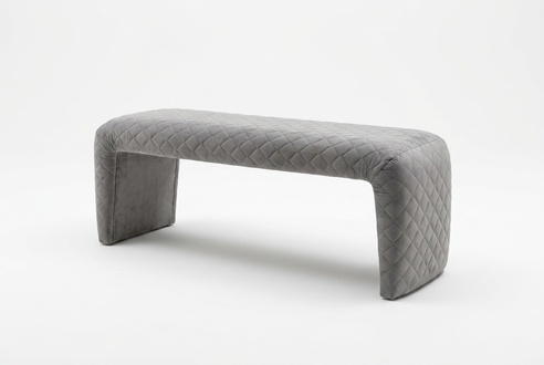 Designer stool footstool side stool ottoman chaise longue bench textile