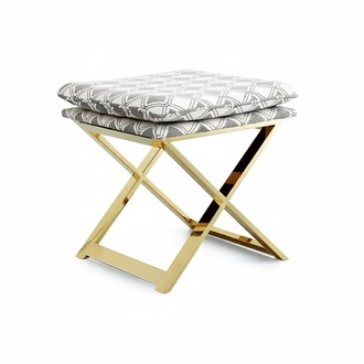 Designer Stool Upholstered Stool Foot Storage Furniture Living Benches Seat Leather New