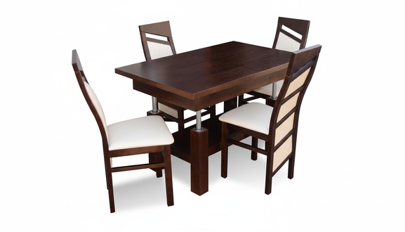 Designer Table + 4 Chairs Sets Complete Living Room Dining Room S37-K61 New