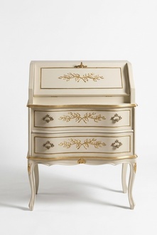 Designer white chest of drawers luxury style wood furniture living room