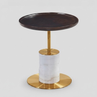 Designer White Coffee Table Luxury Side Table Stylish Furniture Table