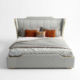 Designer Wooden Bed Noble Furniture Double Beds Bedroom 180x200cm