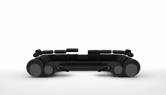 Designer XXL living landscape sofa with USB couch upholstery corner sofa textile fabric new