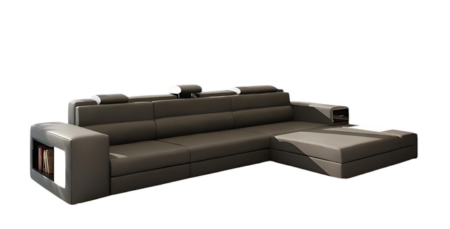 Design sofa Sofa Couch Upholstered Corner Sofa Set Living Landscape Leather Sofa Haid -G