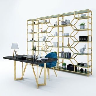 Desk, computer table, office table, study, dining table, table and chair, 2 pieces