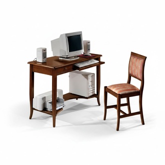 Desk Furniture Furnishing Secretary Laptop Table with Drawers Office