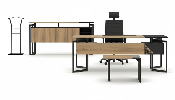 Desk Office Cabinet Chest of Drawers Coffee Table Study Room Set Office Furniture