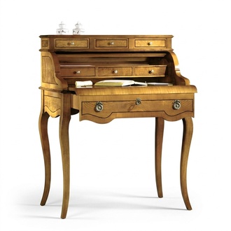 Desk Office Table Precious Wood Baroque Rococo Antique Style Furniture New