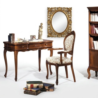 Desk Secretary Desks Italian Furniture Table Chair Set Office 2 pcs