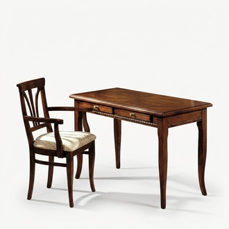 Desk Secretary Italian Furniture Chair Set Office 2pcs Furnishing