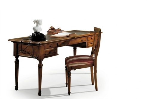 Desk secretary Italian furniture table chair set office 2 piece desks