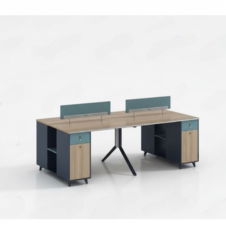 Desk team office table co-working community desk for 4 people