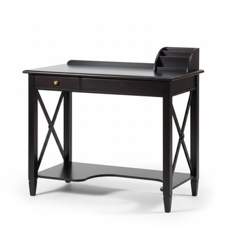 Wooden desk office desks furniture table office computer country house solid wood