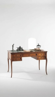 Desk wooden table computer desk office table office furniture brown