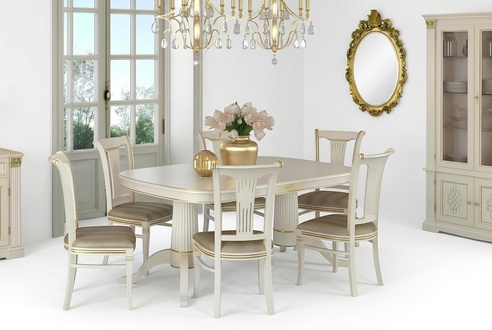 Dining Group Room Chair Tables Set 4 Chairs + Table Furniture Real Wood Seat Upholstery New