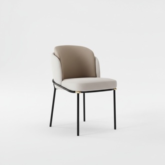 Dining room 1x chair chairs upholstery textile modern designer Lehn seat armchair luxury