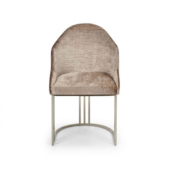 Dining room chair 1 seater armchair stainless steel luxury modern furniture design new