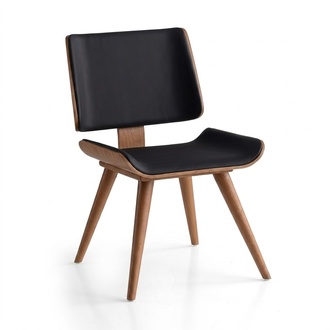 Dining chair bent wood frame kitchen chair chair with backrest lounge chair
