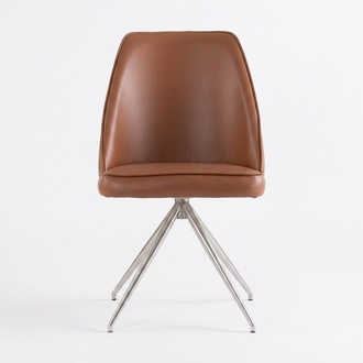 Dining room chair living room chair chair kitchen chair luxury leather metal