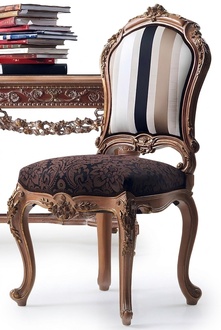 Dining room chair Luxury chairs Living room furniture Italian furniture Baroque Rococo