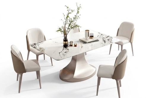 Dining Room Column Tables Italian Furniture Dining Table Restaurant Table Luxury New