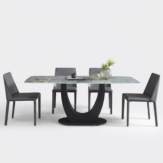 Dining Room Dining Table Modern Stainless Steel Living Room Kitchen Tables Design Table Metal