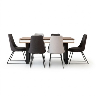 Dining room group dining set dining table 6x armchairs chair chairs 7 pieces