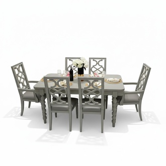 Dining Room Set Table Chair Stool Dining Set Chairs Set 6pcs Antique Style New