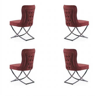 Dining Room Chairs Set Armchair Design 4x Chairs Set Group Upholstery