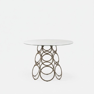 Dining room table Dining table round Kitchen table with metal table