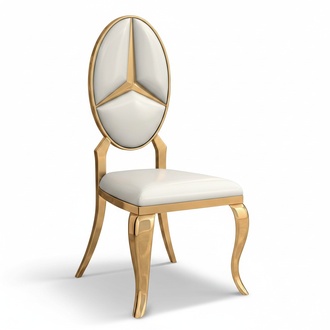 Dining Room White Leather Chair Designer Single Seater Upholstered Chairs Chairs New