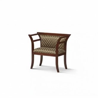 Dining Room Wooden Chairs Upholstered with Armrest Chair Brown Design Living Room