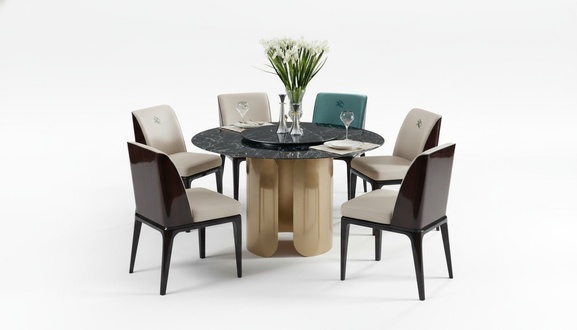 Dining table 4 chairs dining set dining room group set modern furniture luxury new