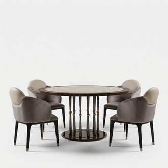 Dining table 4 x chairs dining room set dining group group chairs table tables 5 pieces.