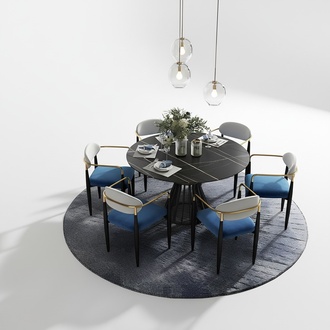 Dining Table 6x Chairs Chair Dining Set Dining Group Table Tables 8pcs Set New