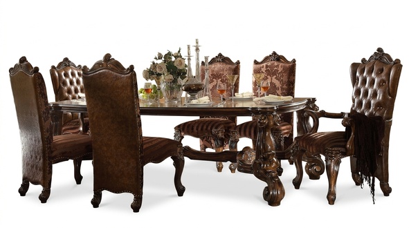 Dining Table + 6 Chairs Dining Set Classic Table 7pcs Set Chair new