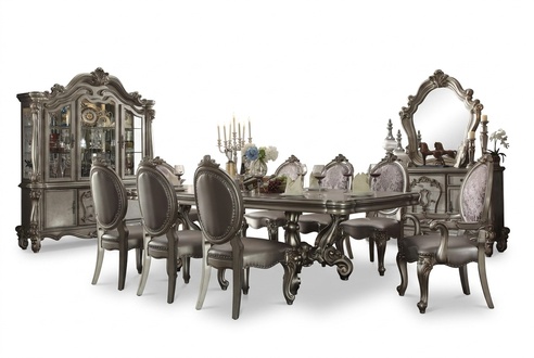 Dining Table & 8x Chairs Dining Room Set Classic Table Chair Tables Baroque