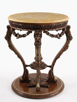 Dining table antique style solid wood furniture Italian dining table table wood tables