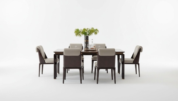 Dining table brown designer tables modern design furniture luxury dining room table kitchen