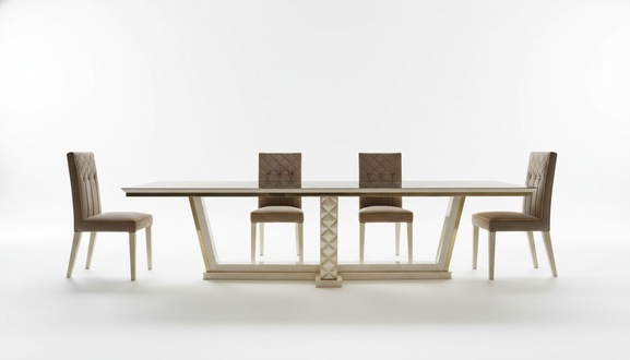 Dining room XXL table in art nouveau style italian furniture arredoclassic™