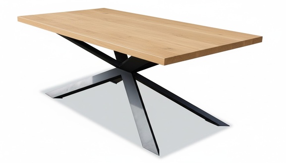 Dining Table Design Table Wood Stainless Steel Modern Dining Room Living Room Tables 200x100 New